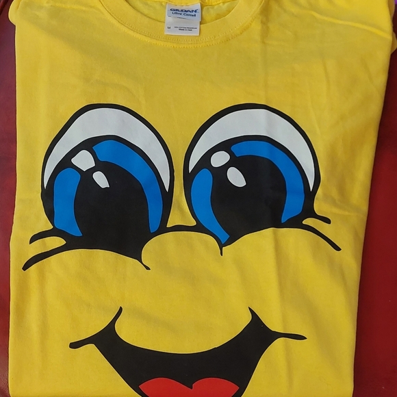 Smiling Face Emoji T-Shirt Men sz L - Picture 1 of 3